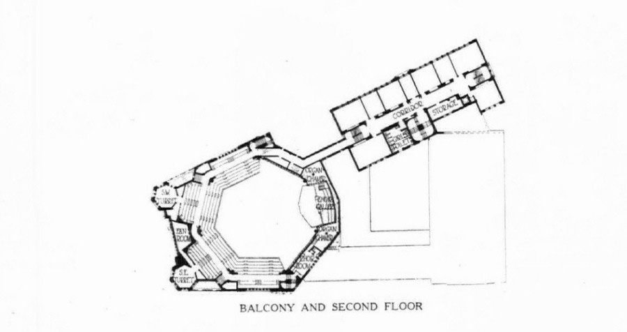 Plan: Balcony and Second Floor